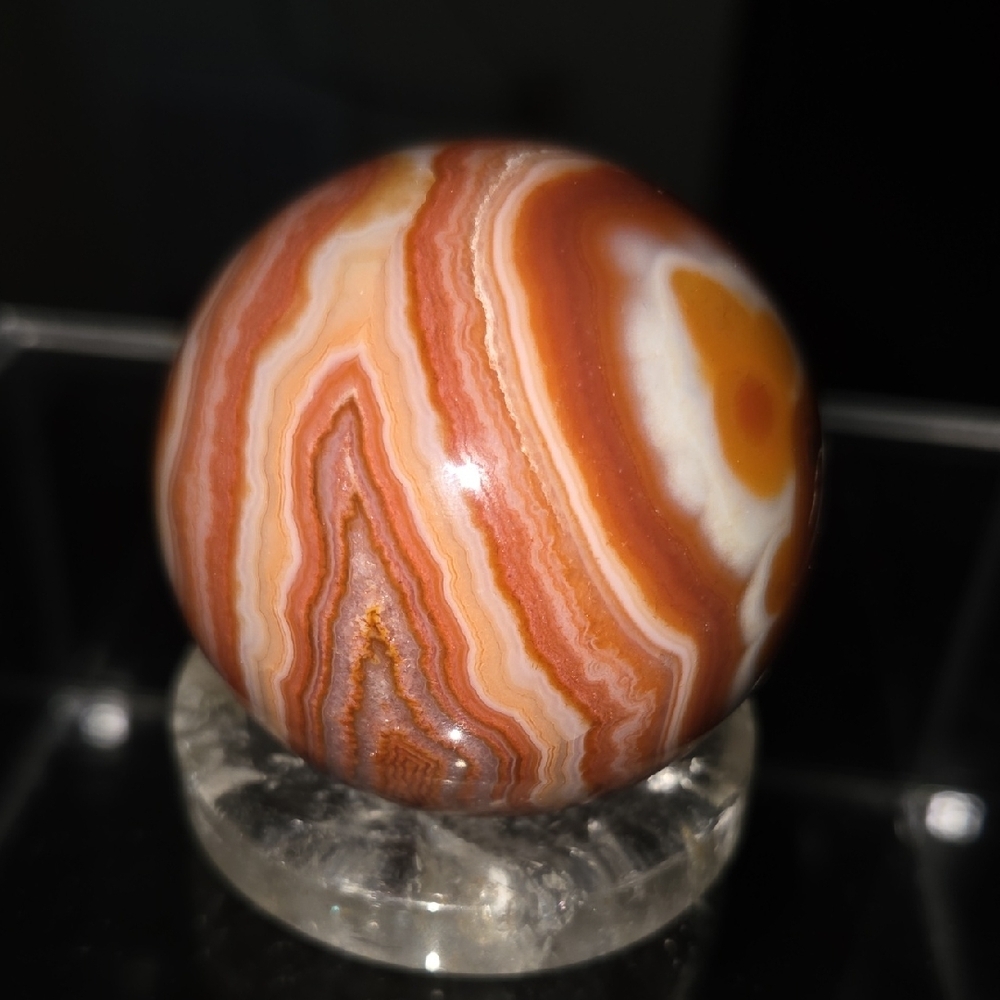 Orange Carnelian Sphere New